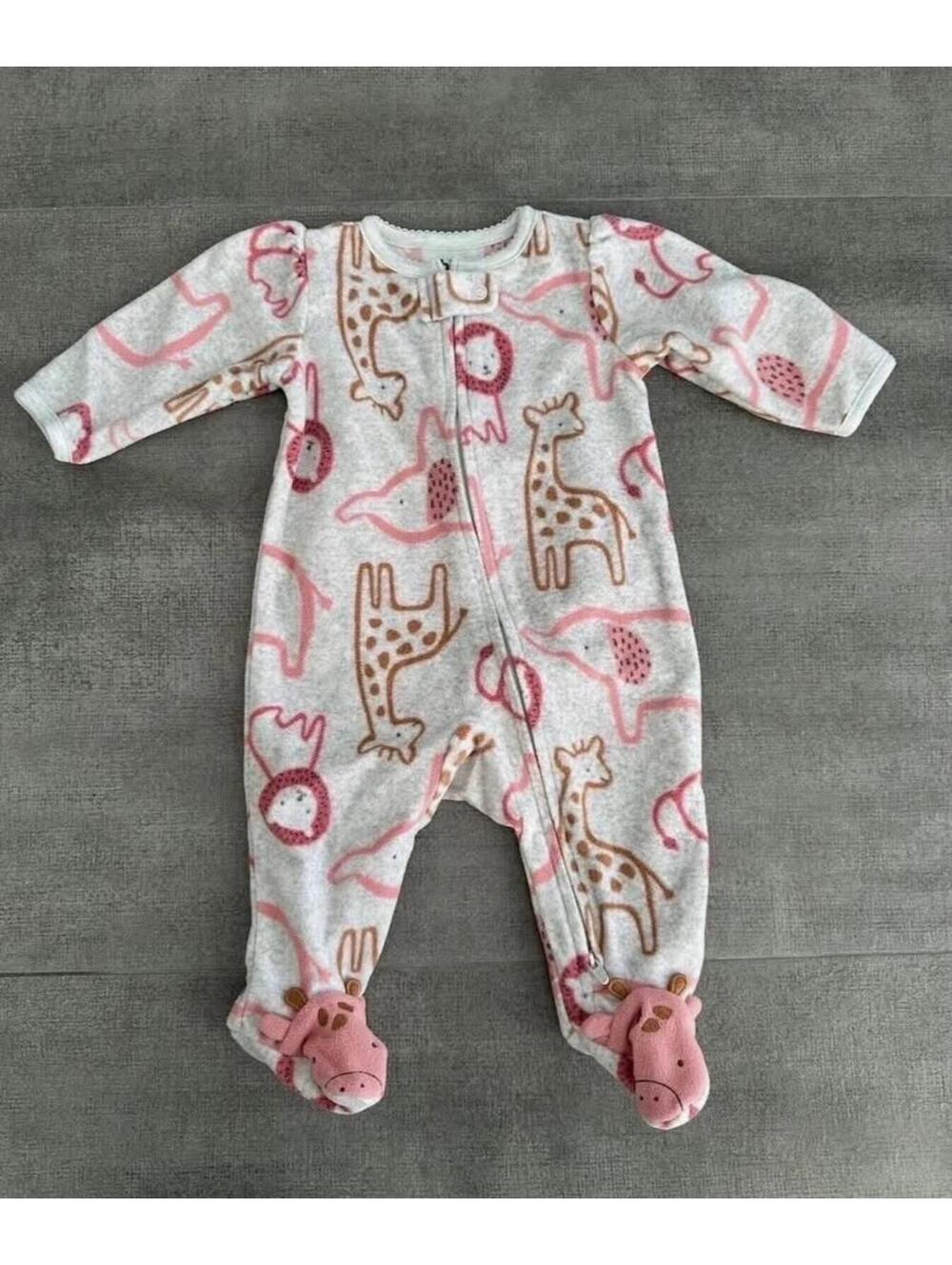 3m • Carter’s • Baby Girl Footed Fleece Sleeper
